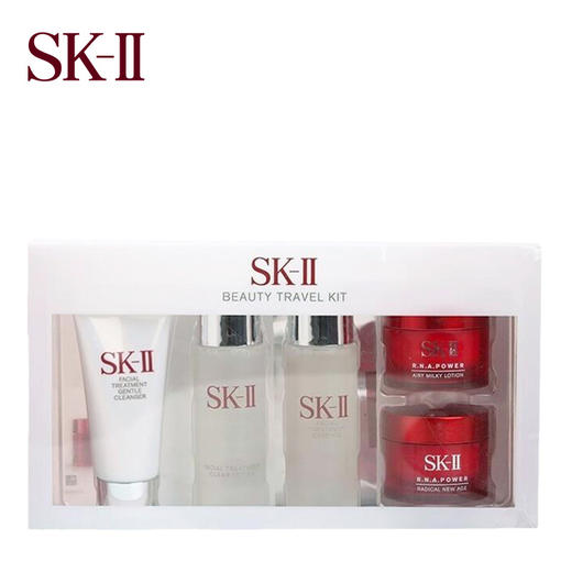 SK-II [小样] 中样九件套（洗面奶20g+神仙水30mL+清莹露30mL+滋润大红瓶面霜15g+清爽大红瓶面霜15g+前男友面膜4片） 商品图2