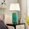 E-OLW6910奥利维亚珐琅台灯 铜竹语新中式琉璃珐琅彩台灯温馨卧室床头灯欧式客厅 商品缩略图4