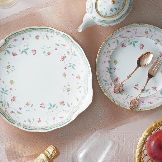 4409L/T58119A日本则武花更纱派对盘27.9厘米 商品图3