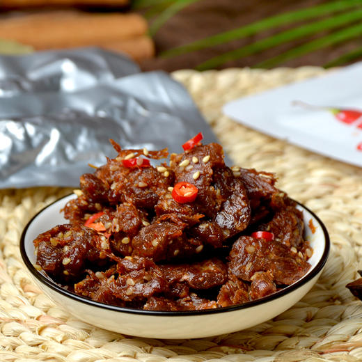 【麻辣鲜香】九匠牛麻辣/烧烤牛肉100g真空包装追剧游戏必备零食 商品图6