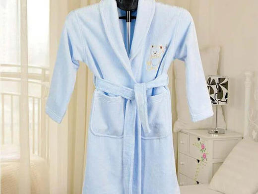 竹纤维大童割绒浴袍010 商品图1