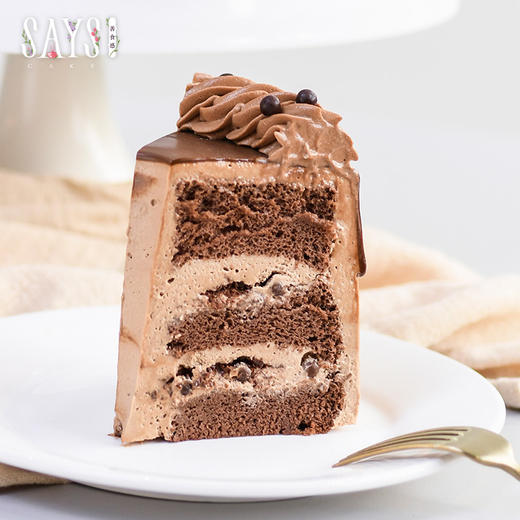 【预定】浓醇脆心巧克力戚风 Chocolate Ganache Cake 商品图2