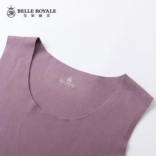 皇家丽美保暖背心女士秋冬无痕内穿坎肩马甲德绒打底衫BNM8176 商品图4