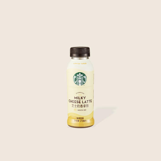 星巴克星选芝士奶香拿铁咖啡饮料 270ml 商品图0