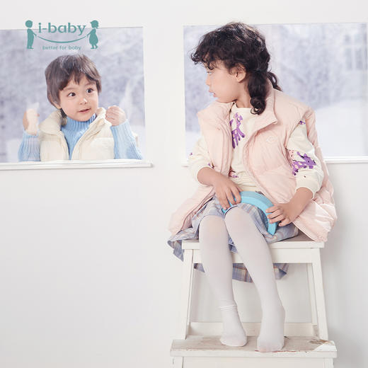 【仅剩80码 79元秒杀】ibaby×outlast太空科技恒温落肩面包服羽绒服马甲白鹅绒服 商品图1