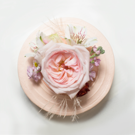 花想容「心如花木」定制插花树莓番石榴蛋糕