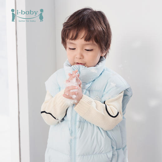 【仅剩80码 79元秒杀】ibaby×outlast太空科技恒温落肩面包服羽绒服马甲白鹅绒服 商品图2