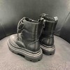 LFGJ 7427  7428   松糕厚底帅气短靴女百搭系带马丁靴复古英伦风骑士靴 商品缩略图9