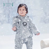 【仅73码银色 199元秒杀】ibaby×outlast太空科技恒温儿童羽绒服  婴幼儿防水保暖连体式羽绒爬服白鹅绒服 商品缩略图0