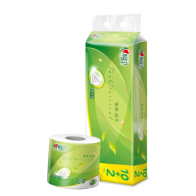 【心相印专区】BT1712 茶语丝享四层卷筒卫生纸12卷*6提（120克/卷）