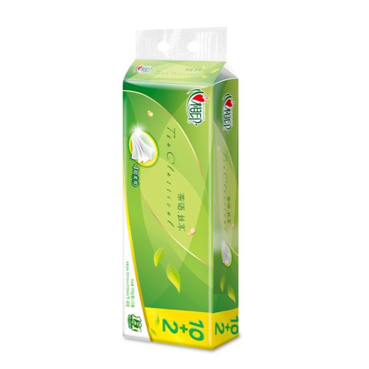【心相印专区】BT1712 茶语丝享四层卷筒卫生纸12卷*6提（120克/卷） 商品图3