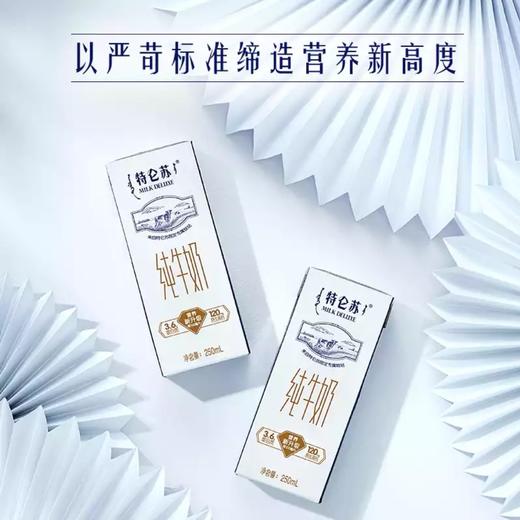 蒙牛特仑苏纯牛奶250ml全脂灭菌营养早餐必备 商品图3