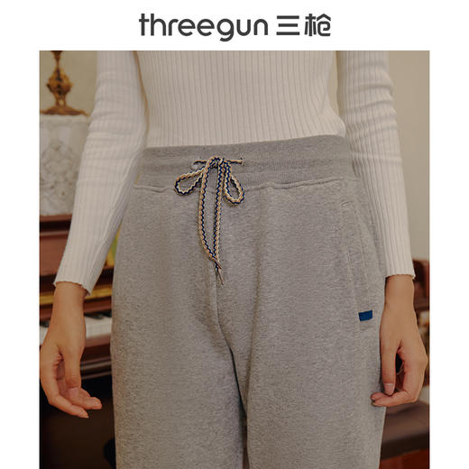 Threegun三枪 【超密绒】女士休闲家居保暖长裤-60984B011 商品图3