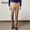 M＆D/名盾棉质裤子男春秋商务休闲直筒修身西裤男士百搭休闲长裤 商品缩略图0