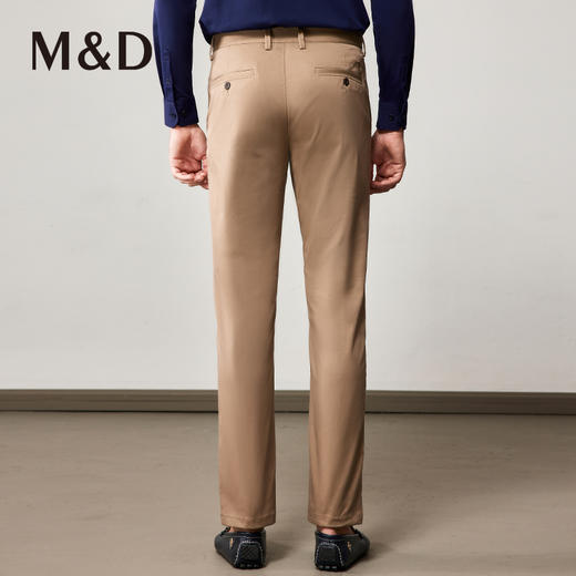 M＆D/名盾棉质裤子男春秋商务休闲直筒修身西裤男士百搭休闲长裤 商品图3
