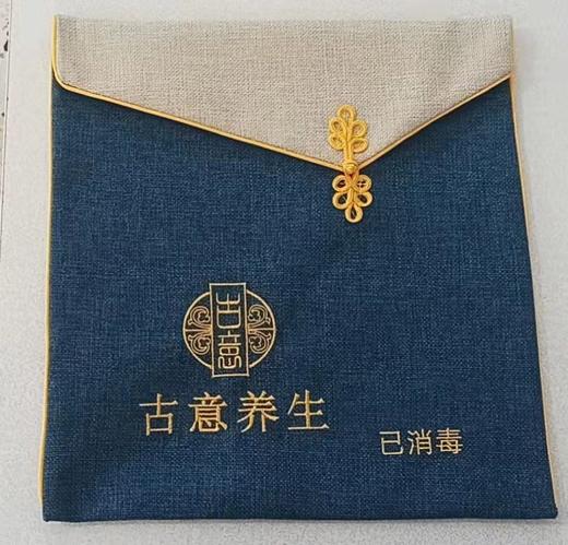 汗蒸服收纳袋子 浴衣浴服袋 棉麻桑拿袋 绣字定制新品 足浴足疗布袋 商品图2