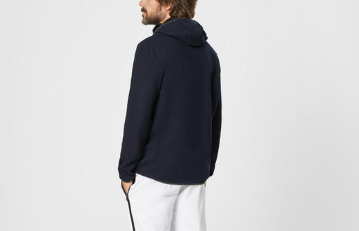 Sease - Drone Hood - Navy Blue - 男装 - 卫衣 - 深蓝色 商品图1