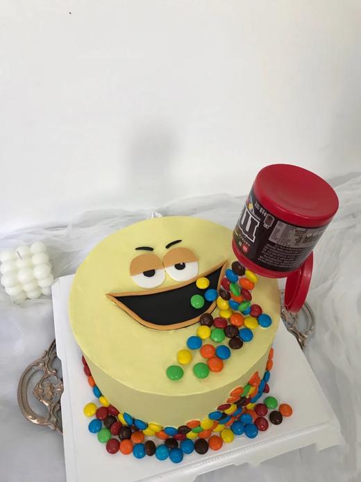 M豆翻糖装饰搞怪蛋糕： 商品图0