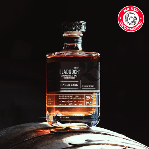磐火（Bladnoch）2002年雪莉大桶单桶单一麦芽苏格兰威士忌（2021/06号） 商品图1