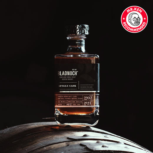 磐火（Bladnoch）2002年雪莉大桶单桶单一麦芽苏格兰威士忌（2021/06号） 商品图2