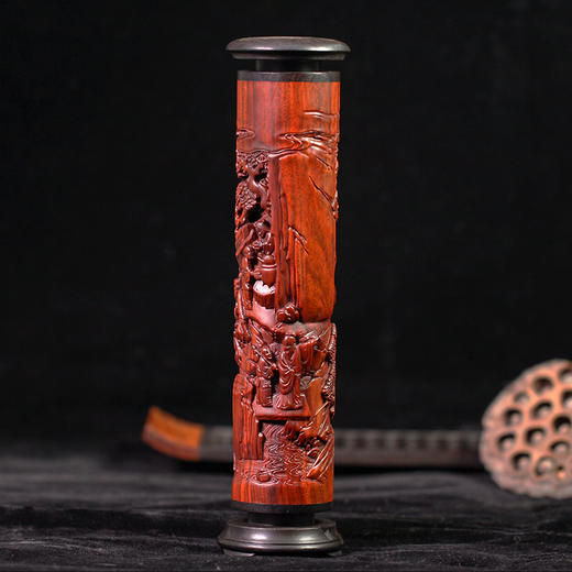 琴棋书画°大款&中款酸枝香筒 商品图2