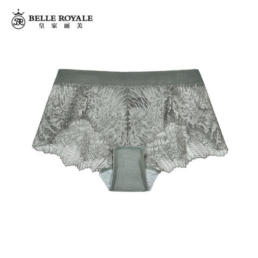皇家丽美网纱有弹性竹炭纤维蕾丝女士内裤DK9116 商品图1