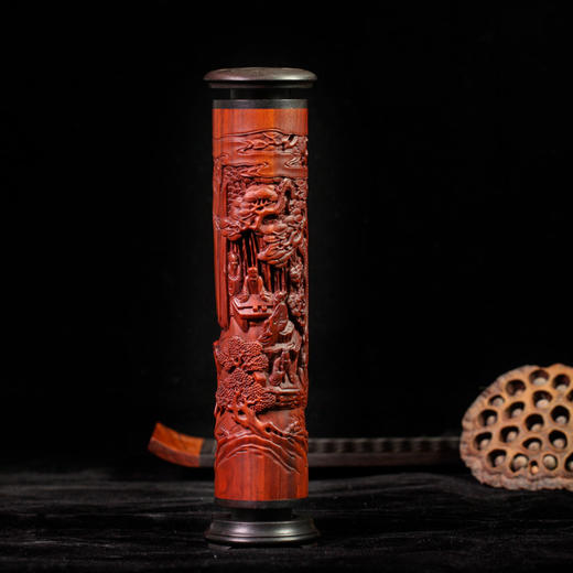 琴棋书画°大款&中款酸枝香筒 商品图0
