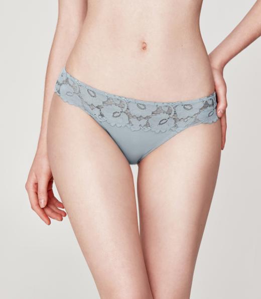 3条98元【舒芙蕾系列】好奇蜜斯蕾丝性感内裤女夏季纯棉裆低腰少女士三角裤-新版寇莉、寇依、寇恩、黛丝内裤 商品图0