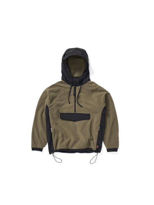 Holden - Polartec® Fleece Anorak - Stone Green - 男装 - 卫衣 -  绿色 商品图0
