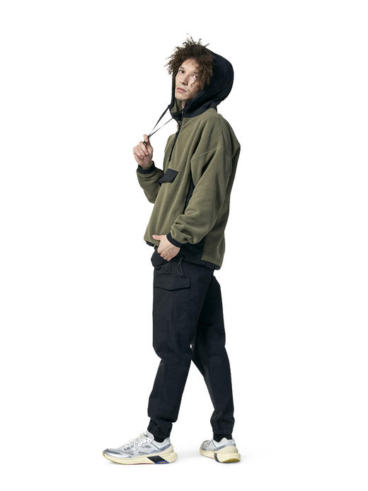 Holden - Polartec® Fleece Anorak - Stone Green - 男装 - 卫衣 -  绿色 商品图5
