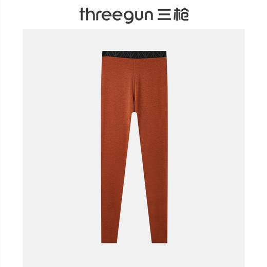 Threegun三枪 【莫代尔】明根女士打底长裤秋裤-61172B011 商品图0