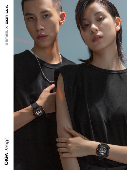 CIGA Design/玺佳 全镂空机械表大猩猩 机械表X系列 商品图1