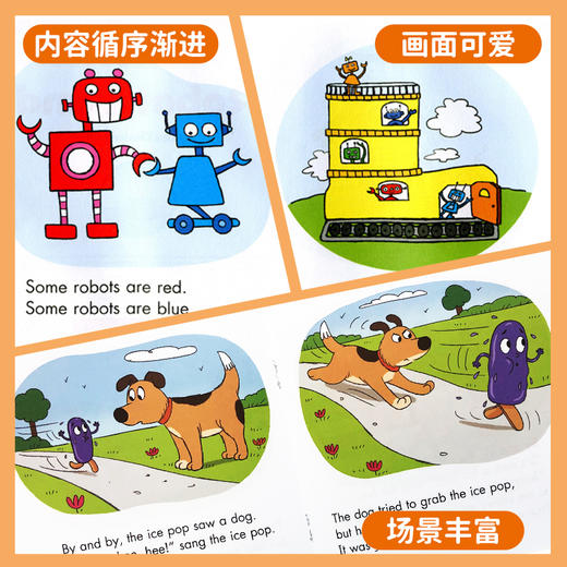 有音频 英文原版 First Little Readers A-H 学乐小读者系列6套共132册 分级阅读 商品图2