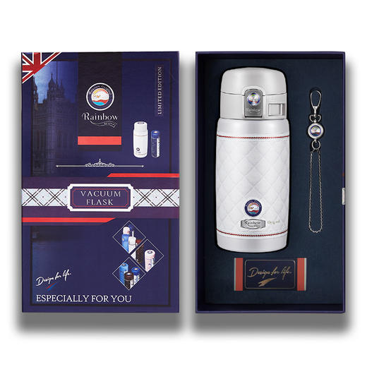 瑞堡奥路Rainbow Origina维多利亚保温杯LX-VFAP05不锈钢真空保温杯便便携户外弹盖防漏水杯子304 316男女生实用生日礼物 商品图0