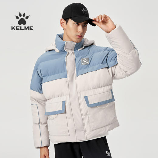 卡尔美冬季男士新款保暖时尚撞色棉服6144MF1004 商品图5