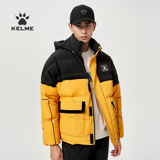 卡尔美冬季男士新款保暖时尚撞色棉服6144MF1004 商品图0