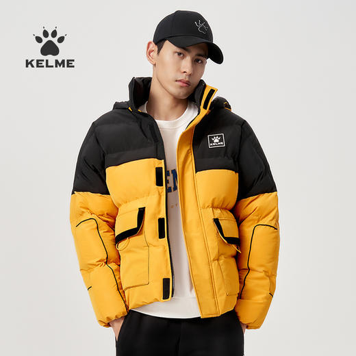 卡尔美冬季男士新款保暖时尚撞色棉服6144MF1004 商品图2