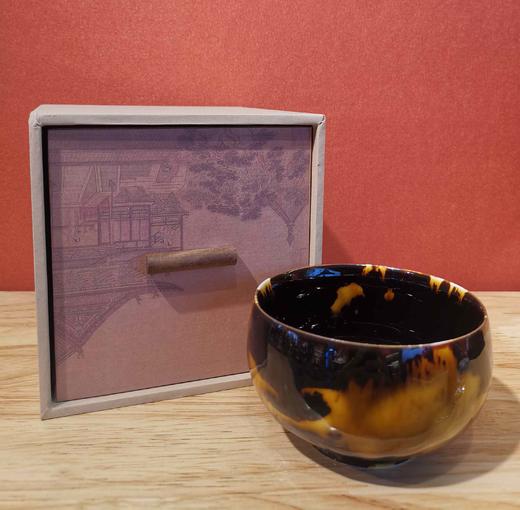 玳瑁釉天目盏陶瓷品茗杯功夫茶杯窑变釉主人杯单杯禅定杯 茶道 盏 茶具 杯子 商品图5