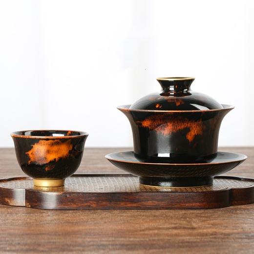 B-ZP-002 曾平玳瑁盏套装茶具（A级 出口品级） 商品图1