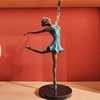 纯铜热灼色芭蕾舞女 彩铜 铜艺 舞女 摆件 翩翩起舞 女孩 商品缩略图4