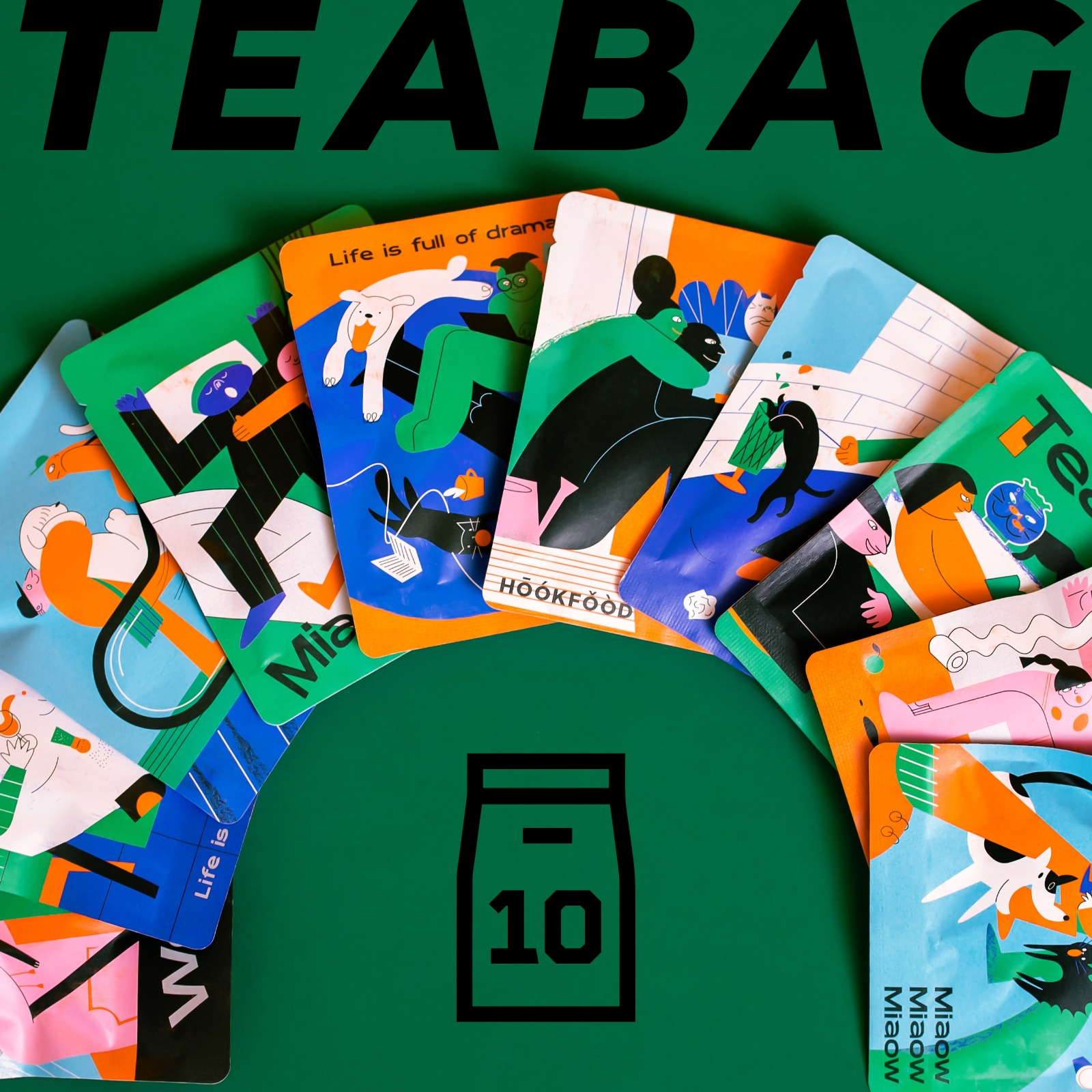 HOOKFOOD-猫番狗事原叶袋泡茶