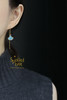 SpoiledBrat Jewelry银杏叶系列 | 石榴石/绿松石/珍珠/绿玉髓耳线 商品缩略图4