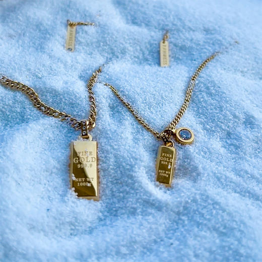 Rawness/契健 小金砖项链 商品图3