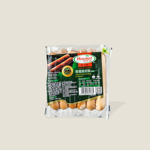 荷美尔超值脆皮肠（原味） 330g 商品图0