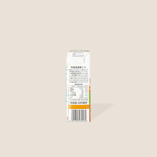 可果美胡萝卜汁 200ml 商品图1