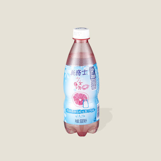 新奇士粉红西柚乳酸果味汽水 500ml 商品图0