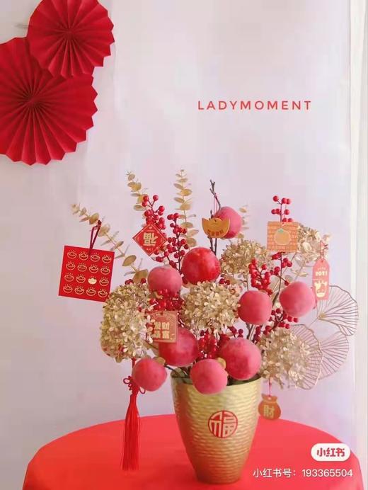 年宵花系列 仿真冬青-尤加利-扇子叶-金莲蓬-绣球 商品图3