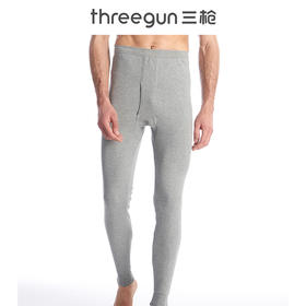Threegun三枪 【新疆长绒厚棉】男士打底裤长裤保暖秋裤-60813B911