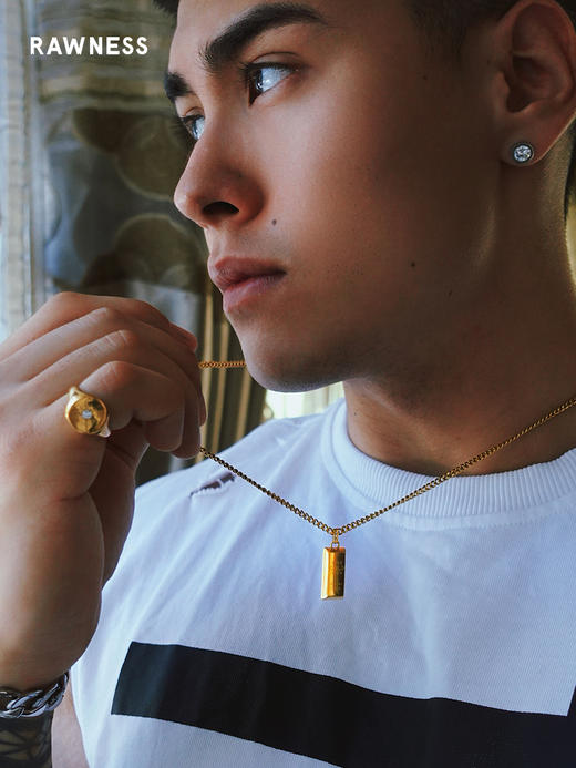 Rawness/契健 小金砖项链 商品图4