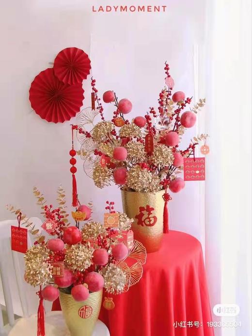 年宵花系列 仿真冬青-尤加利-扇子叶-金莲蓬-绣球 商品图1